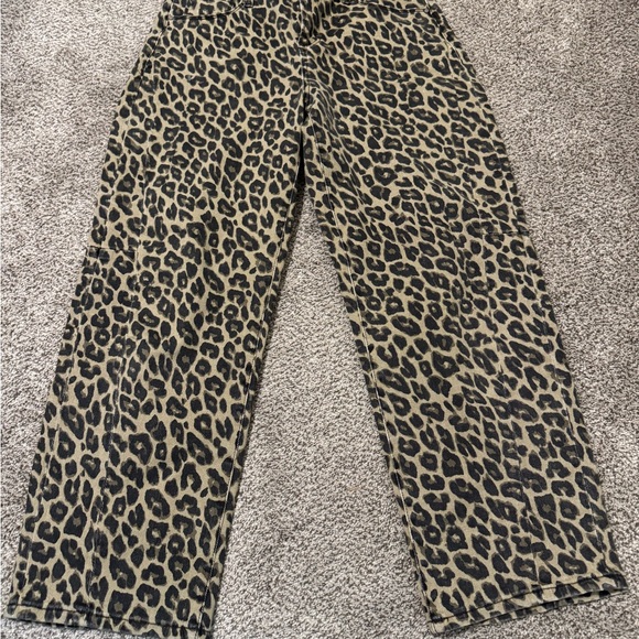 Risen Jeans Denim - Leopard Print Risen BarrelWomen Jeans